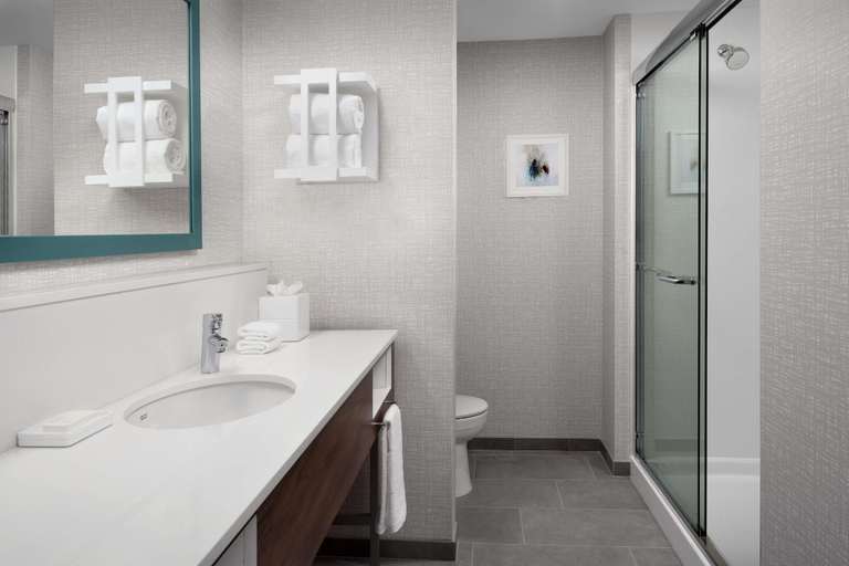 Bathroom 4, Hampton Inn Orlando Southeast Nona, Orange
