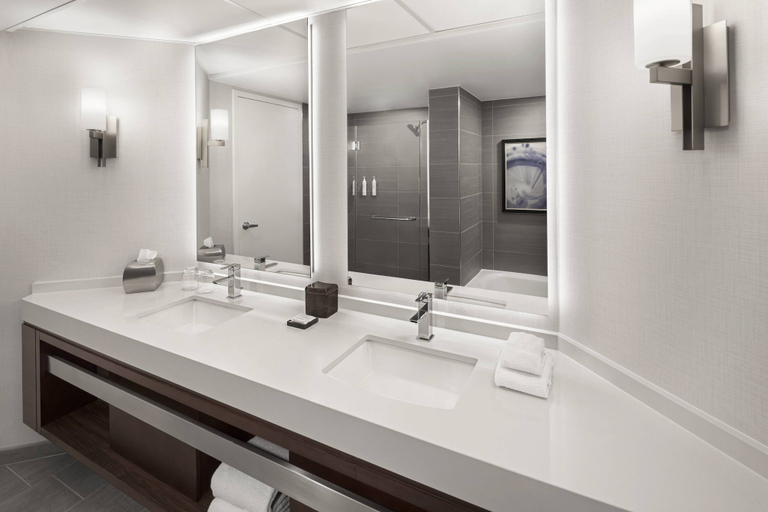 Bathroom 4, Minneapolis Marriott City Center, Hennepin