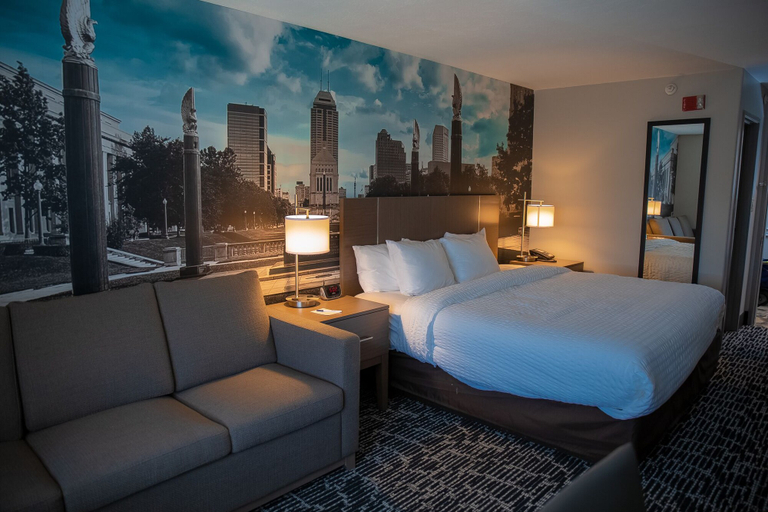 Bedroom 3, Clarion Pointe Indianapolis Airport, Hendricks