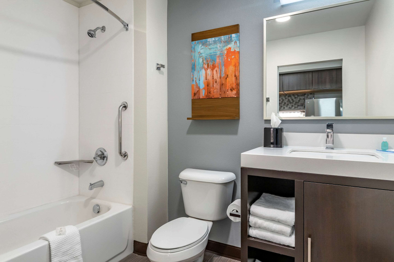 Bathroom 5, MainStay Suites Waukee - West Des Moines, Dallas
