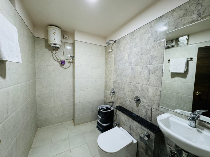 Bathroom 2, Hotel Tirth by Sonu Cafe, Ujjain