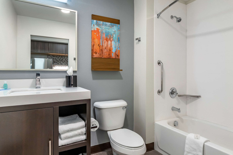 Bathroom, MainStay Suites Waukee - West Des Moines, Dallas
