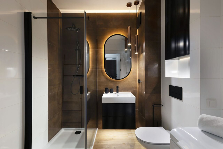 Bathroom, Elite Apartments Nadmotławie Superior, Gdańsk City
