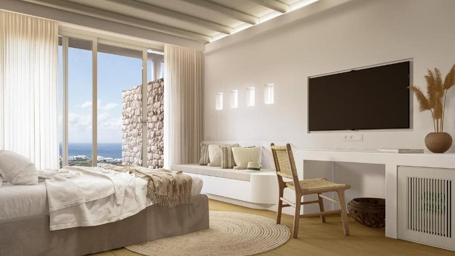Bedroom 4, Nomia Sunset Suites Mykonos, South Aegean