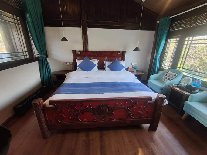 Bedroom 4, huamushejiudian, Lijiang