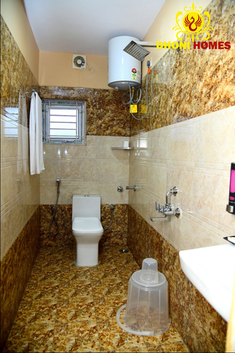 Bathroom, Dhoni Homes Premium 1 BHK Apartment, Bangalore