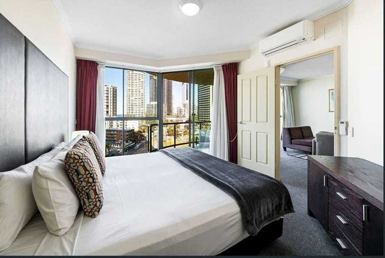 Bedroom 3, Holiday Holiday Sun City Apartments, Gold Coast