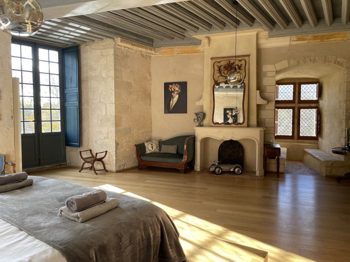 Bedroom 4, Château de Meauce, Nièvre