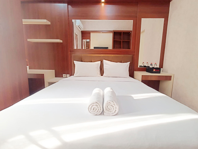 Bedroom 5, Modern Look and Homey Studio Amartha View Apartment By Travelio, Semarang