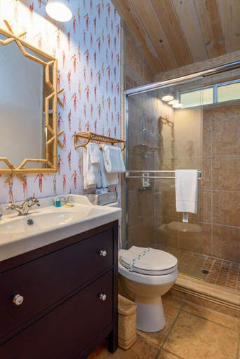 Bathroom 3, Marys Beach Bungalow, Mendocino