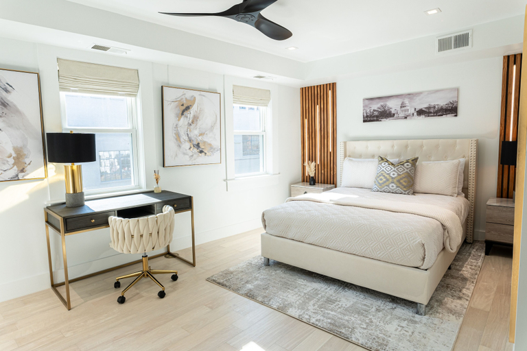 Bedroom 2, Townhouse on Canal, Washington D.C.