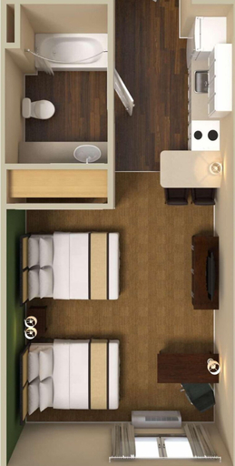 Bedroom 3, Extended Stay America Suites Shelton Fairfield County, Fairfield