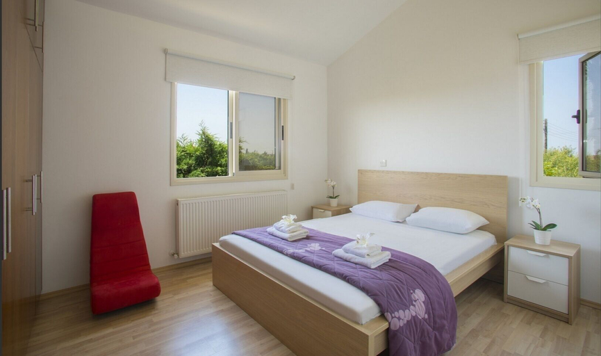 Bedroom 2, Soothing Sunset Villa, 200m to the Beach, Larnaca