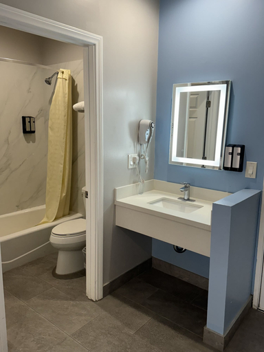 Bathroom 5, Surfside Inn Redondo Beach, Los Angeles