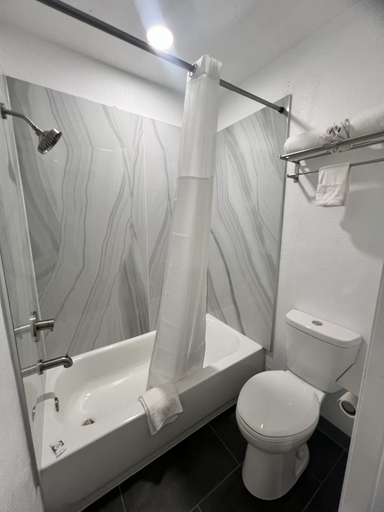 Bathroom 3, Rodeway Inn Mineola, Wood