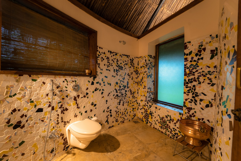 Bathroom 4, Shatavari Eco Resort, Belgaum