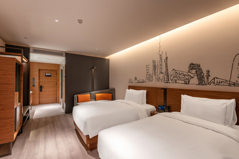 Bedroom 2, UrCove by Hyatt Shanghai Jing'an, Shanghai