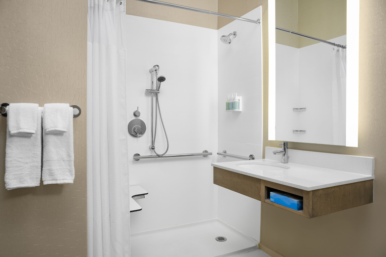 Bathroom 5, SpringHill Suites by Marriott Annapolis, Anne Arundel