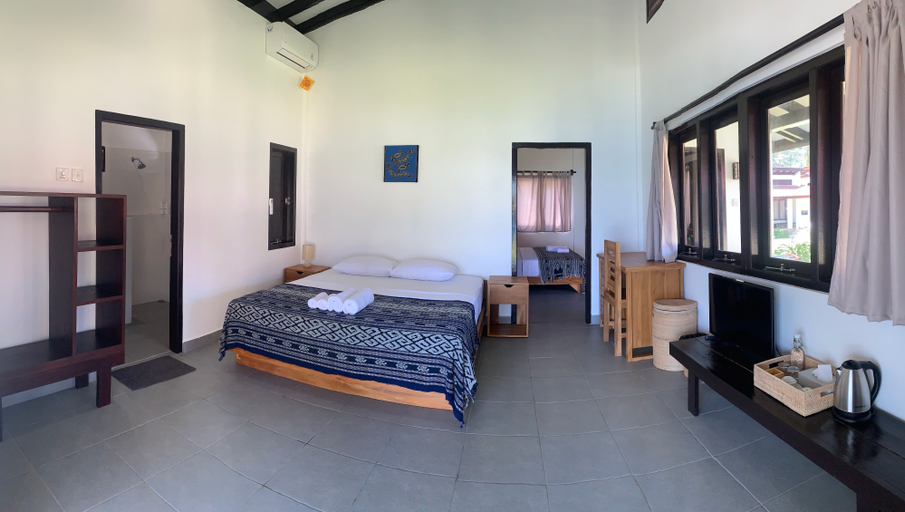 Bedroom 3, Balong Balong Surf Bungalows & Restaurant, Sumbawa Barat
