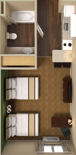 Bedroom 4, Extended Stay America Select Suites Chicago Lombard Oakbrook, Dupage
