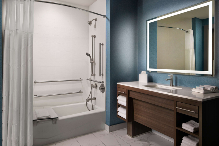 Bathroom 5, Home2 Suites by Hilton Bend, Deschutes