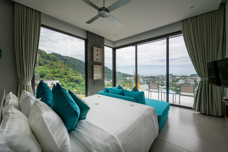 Bedroom 2, Villa Omari Luxury Seaview Pool & Game Room, Pulau Phuket