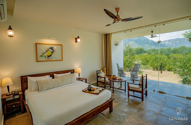 Bedroom 2, Guldaar - A Luxury Forest Retreat, Alwar