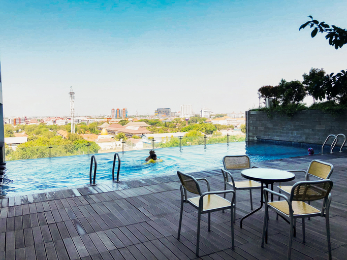 Food & Drinks, Nice and Clean Studio No Kitchen at Tamansari Papilio Apartment By Travelio, Surabaya