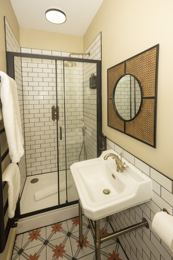 Bathroom 5, Eype's Mouth Country Hotel, Dorset