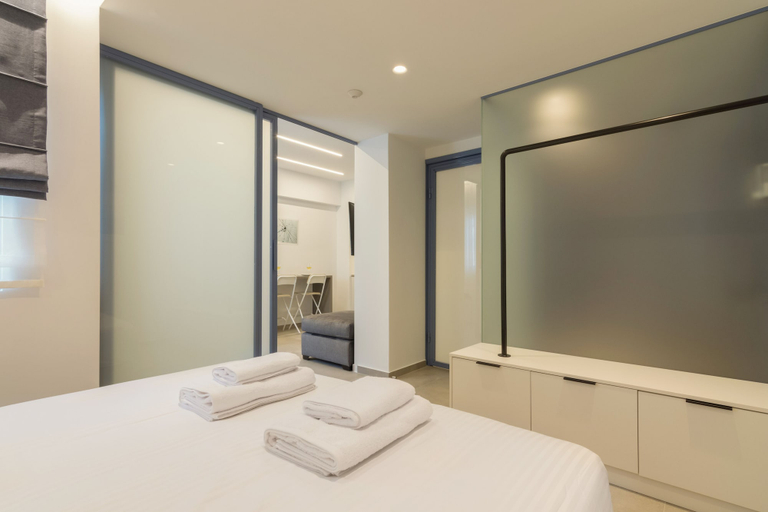 Bedroom 2, Athens Theatrou Apartments, Attica