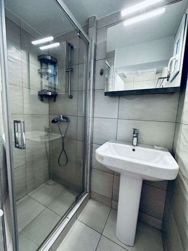 Bathroom 2, Myconian Sunset Apartments, South Aegean