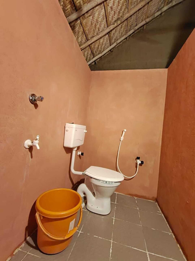 Bathroom 4, Waterfall Guesthouse, Koppal