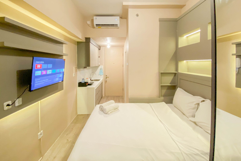 Bedroom 3, Good Deal And Lovely Studio At Tokyo Riverside Pik 2 Apartment, Tangerang
