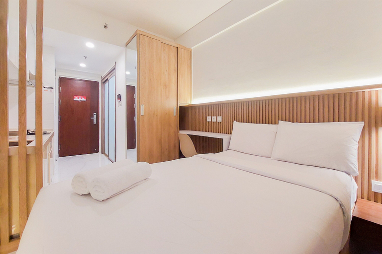 Bedroom 2, Comfy And Homey Studio At Sky House Bsd Apartment, Tangerang Selatan