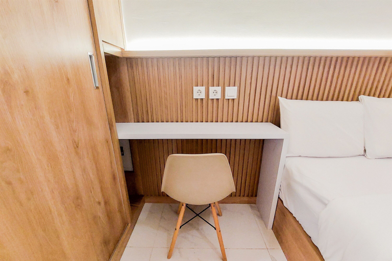 Bedroom 3, Comfy And Homey Studio At Sky House Bsd Apartment, Tangerang Selatan