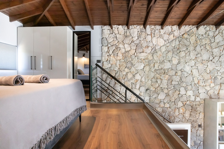 Bedroom 3, Epta Houses, South Aegean