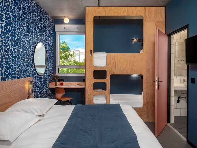 Bedroom 5, Eklo Hotels Montpellier City center Saint-Roch train station, Hérault