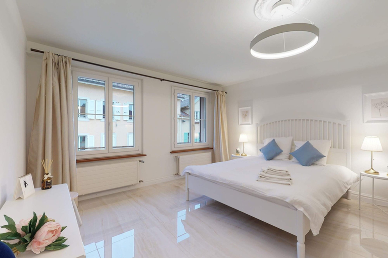 Bedroom 3, Da-da Gallery Appart - Elegant Design Studio in Boudry, Boudry