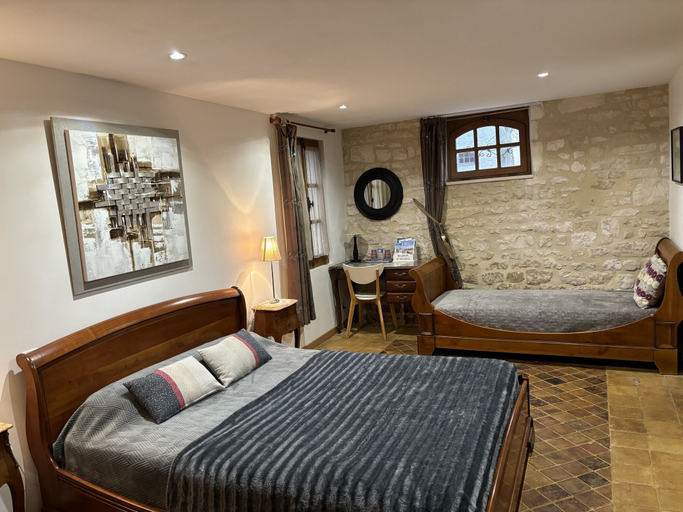 Bedroom 3, L'Escale de Mortagne, Charente-Maritime