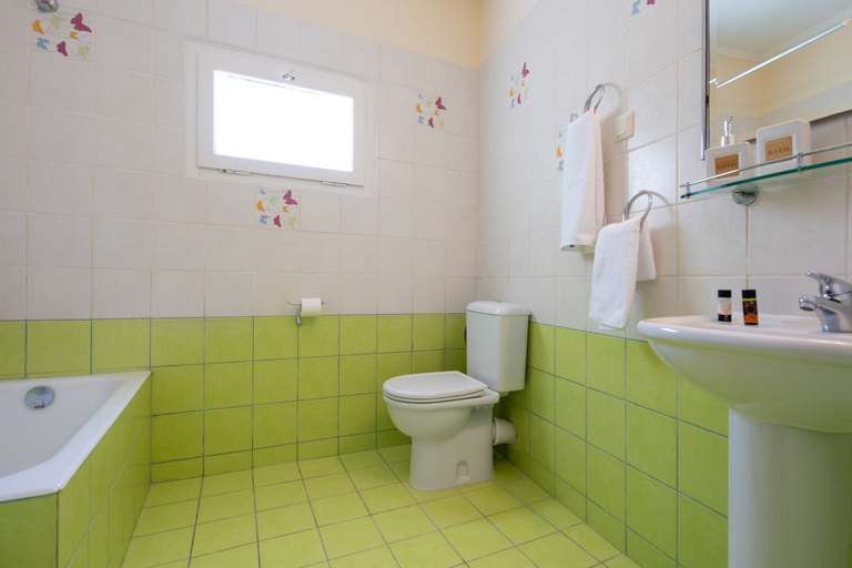 Bathroom, Casa Alta with mountain views, Crete