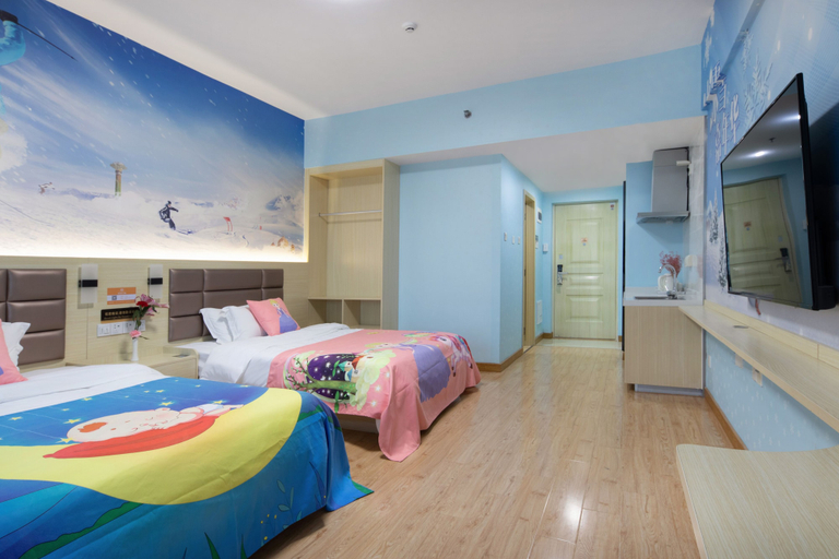 Bedroom 3, Yue Tu Apartment Hotel, Guangzhou