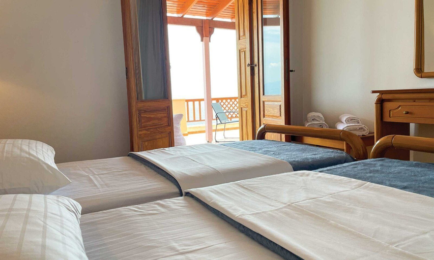 Bedroom 3, Nereides Seaside Apartments, North Aegean