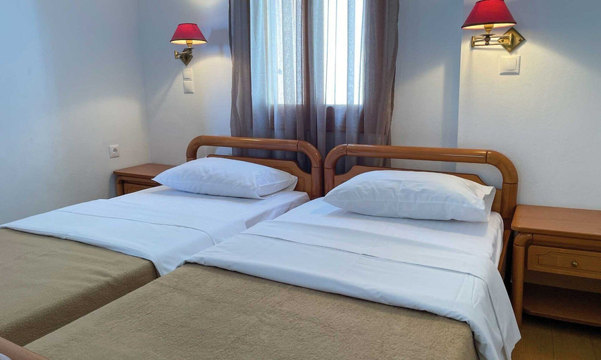 Bedroom 2, Nereides Seaside Apartments, North Aegean