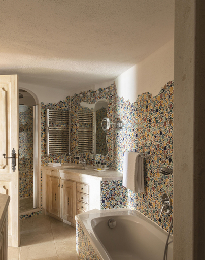 Bathroom 5, Romazzino, A Belmond Hotel, Costa Smeralda, Olbia-Tempio
