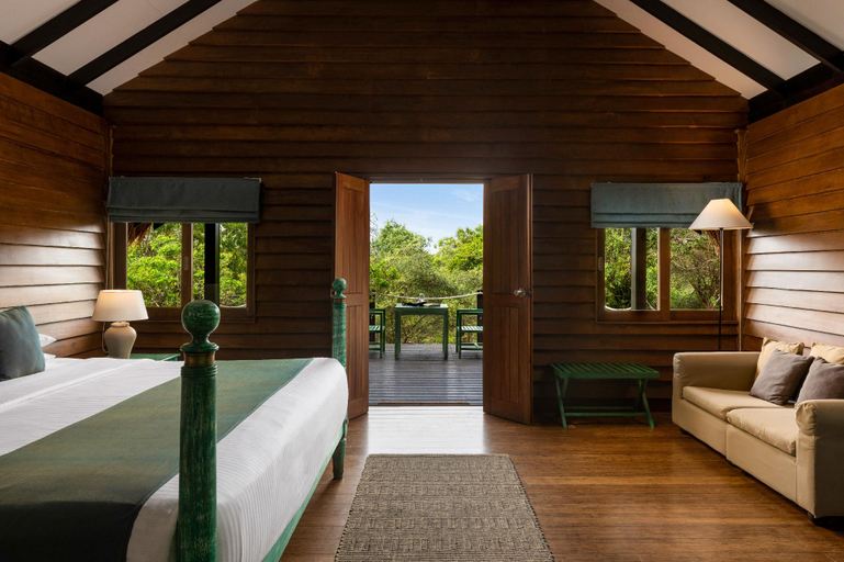 Bedroom, Jetwing Jungle Lodge, A Luxury Reserve, Thissamaharama