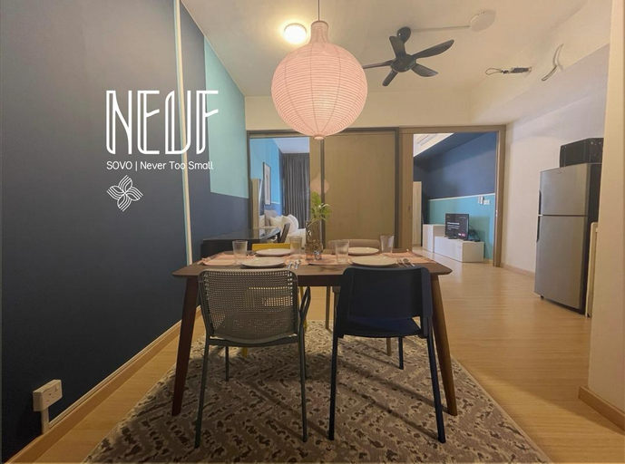 4, Sg Buloh D'sara Apt 3pax (WiFi & Netflix) - MRT , Shah Alam