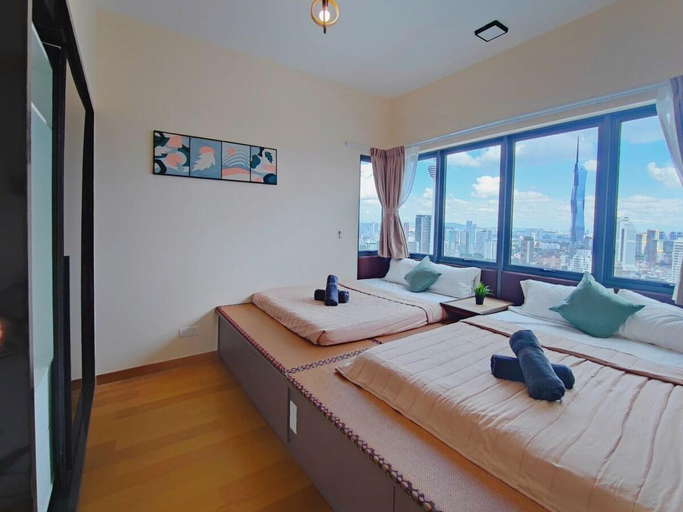 Bedroom 2, Sky Jacuzzi KLCC 吉隆坡双子塔空中浴缸, Kuala Lumpur