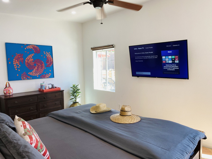 Bedroom 3, Mi Kasa Hot Springs 420, Adults only, Clothing Optional, Riverside