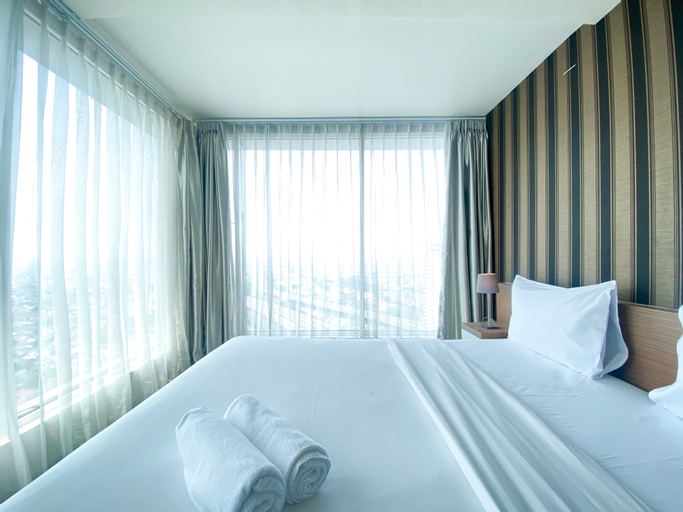 Modern Look 2BR at Grand Kamala Lagoon Apartment By Travelio, Bekasi