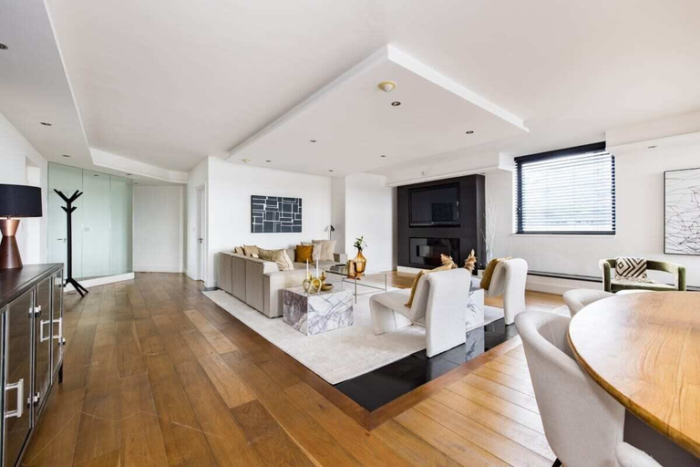 Food & Drinks, The River Thames View - Stunning 2bdr Flat With Study Room + Balcony, London